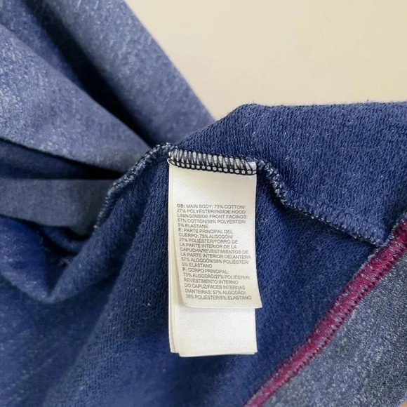 The North Face Heathered Blue Hooded Soft Open Cardigan - Picture 13 of 16